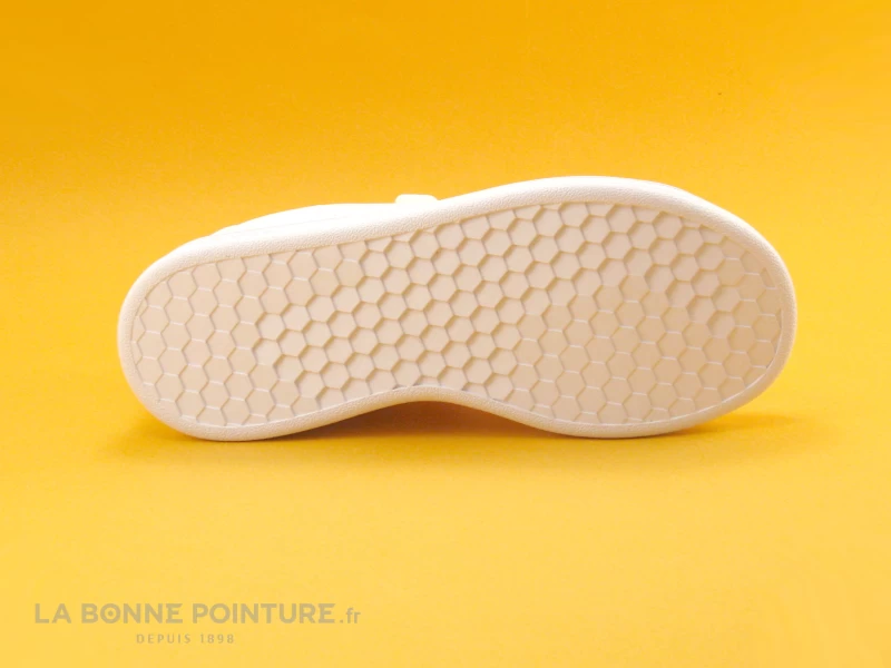 Adidas ADVANTAGE C EF0223 Blanc Vert - Basket Velcro Enfant 9 Adidas ADVANTAGE C EF0223 Blanc Vert - Basket Velcro Enfant – Image 7