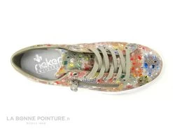 Rieker L8837-90 Multicolore - Basket Ville Femme -Les chaussures ne mentent jamais. cd24607c73b9e66c561f35ea11d5d5ef 3360201 166464