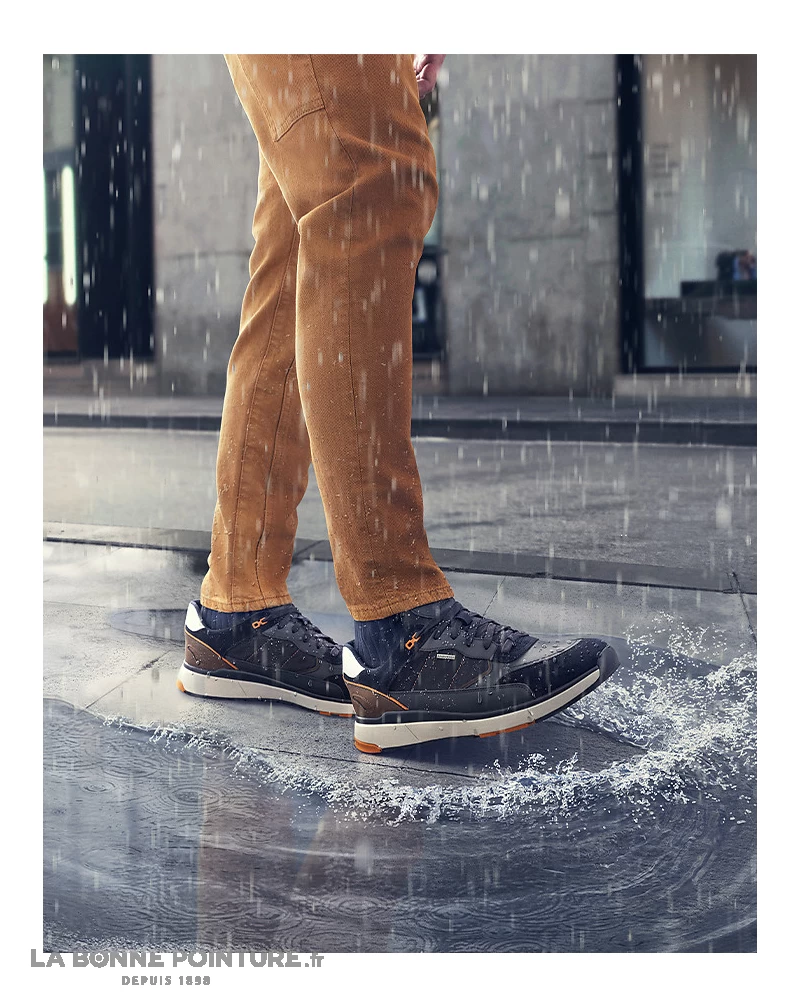 Geox DELRAY - U260MB - Black Mud - Basket Ville Homme 10 Geox DELRAY - U260MB - Black Mud - Basket Ville Homme – Image 8