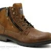 Mustang 4140-506-307 Cognac - Bottillon Homme Avec Lacet Et Zip -Les chaussures ne mentent jamais. cd24607c73b9e66c561f35ea11d5d5ef a041501 177107
