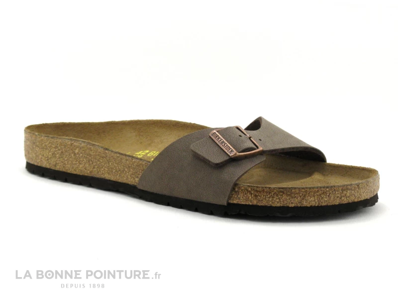 Birkenstock MADRID Birko Flor Nubuck Mocca - BK040091 - Mule 3 Birkenstock MADRID Birko Flor Nubuck Mocca - BK040091 - Mule