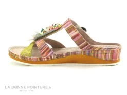 Laura Vita BRCUELO 242 Jaune Multicolore - Mule Femme -Les chaussures ne mentent jamais. cd24607c73b9e66c561f35ea11d5d5ef img 0111.jpg 145069