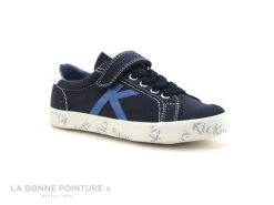 Kickers GODY Marine - Basket Toile Enfant