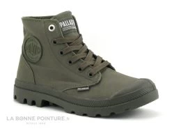 Palladium MONO CHROME Olive Night - Chaussure Montante Kaki