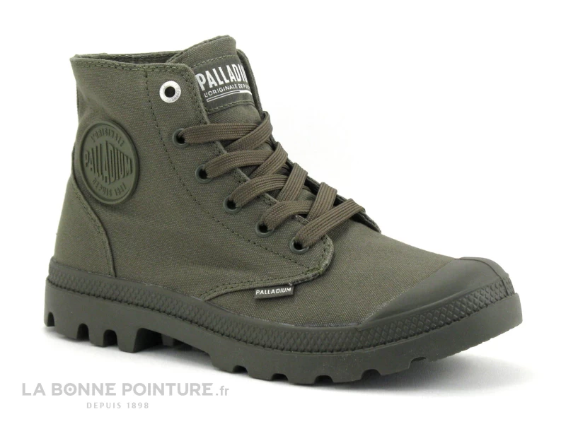 Palladium MONO CHROME Olive Night - Chaussure Montante Kaki 7 Palladium MONO CHROME Olive Night - Chaussure Montante Kaki – Image 5