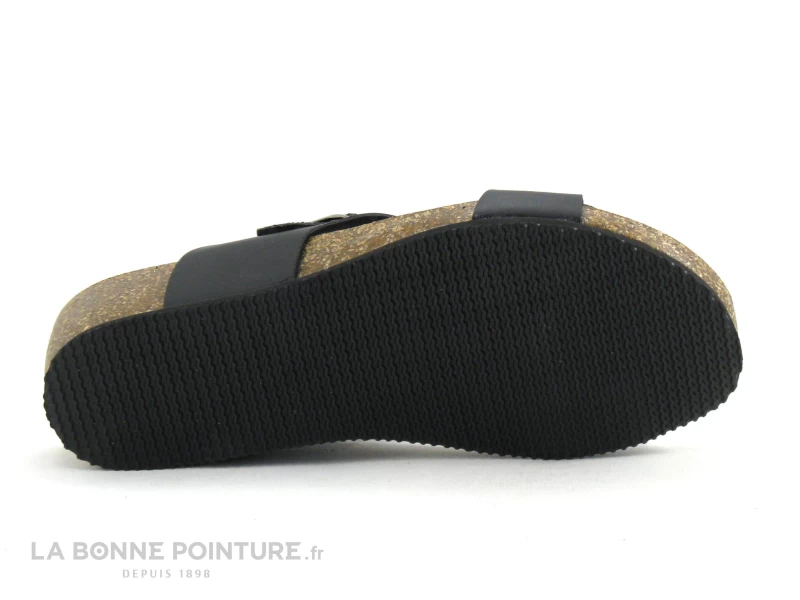 Biomodex 1275 - Noir - Bronze - 3 Fleures Glitter - Mule Femme 7 Biomodex 1275 - Noir - Bronze - 3 Fleures Glitter - Mule Femme – Image 5