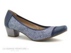 Fugitive CAMPO Navy Gamme Blue - Escarpin