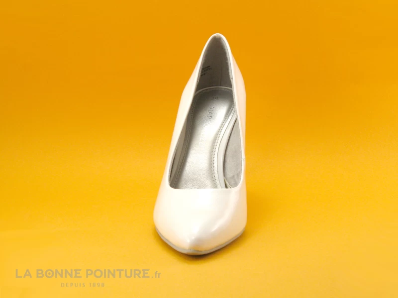 Marco Tozzi 2-22415-34 White Patent - Escarpin Blanc Verni Talon Haut 4 Marco Tozzi 2-22415-34 White Patent - Escarpin Blanc Verni Talon Haut â Image 2