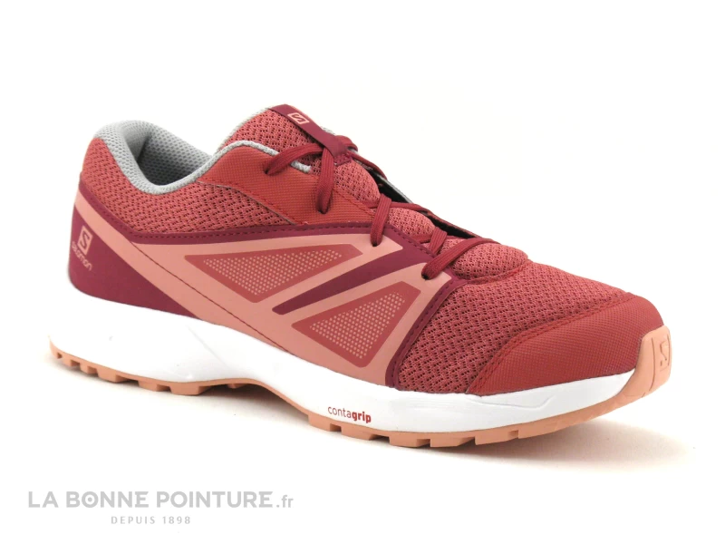 Salomon SENSE Garnet Rose Beet Corail - Basket Sport Rando Fille 3 Salomon SENSE Garnet Rose Beet Corail - Basket Sport Rando Fille