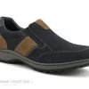 Rieker 03356-14 - Bleu Marine - Noir - Camel - Mocassin Homme