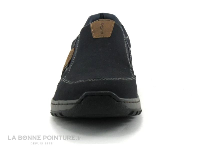 Rieker 03356-14 - Bleu Marine - Noir - Camel - Mocassin Homme 4 Rieker 03356-14 - Bleu Marine - Noir - Camel - Mocassin Homme – Image 2