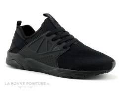 Kappa SAN DIEGO LACE - 3117LSW - Black Dark Grey - Chaussure Sport