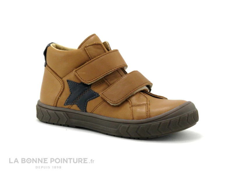 Bopy VAPOVEL Caramel - Boots GARCON - 2 Brides Auto-agrippantes 3 Bopy VAPOVEL Caramel - Boots GARCON - 2 Brides Auto-agrippantes