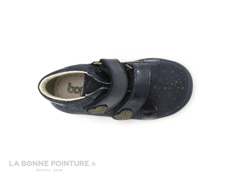 Bopy UGOLINE Bleu Marine - Pois - 2 Brides Velcro - Bottillon BEBE Fille 8 Bopy UGOLINE Bleu Marine - Pois - 2 Brides Velcro - Bottillon BEBE Fille â Image 6