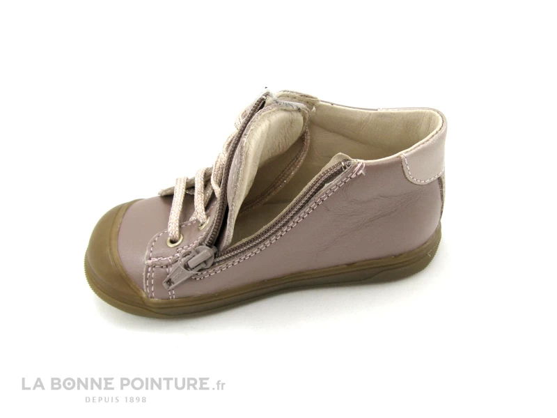 Bopy ROMANA Rose - Pompon Fourrure - Chaussure BEBE Fille 5 Bopy ROMANA Rose - Pompon Fourrure - Chaussure BEBE Fille – Image 3