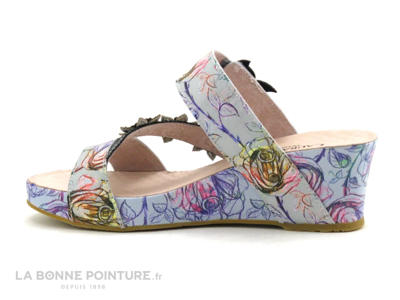 Laura Vita FACDIAO 26 Gris - Mule Talon Compense 5 Laura Vita FACDIAO 26 Gris - Mule Talon Compense – Image 3