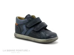 Bopy ZAVOVEL Marine - Basket Montante 2 Scratches - BEBE