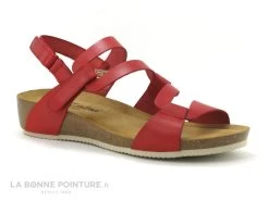 Carla Tortosa 27102 - Sandale Cuir Rouge - Femme