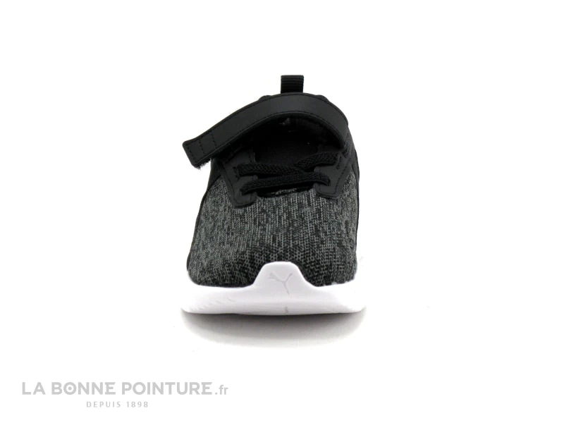 Puma COMET 2 Alt V - Basket Noire - Gris - Elastique Et Velcro 4 Puma COMET 2 Alt V - Basket Noire - Gris - Elastique Et Velcro – Image 2