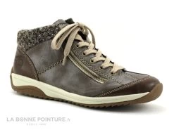 Rieker L5223-24 Brandy Cigar Terra - Chaussure Montante Femme