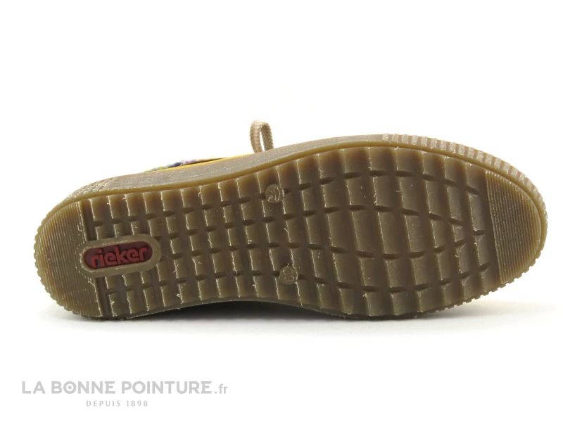 Rieker M6411-68 Jaune - Multi - Chaussure Montante Femme 9 Rieker M6411-68 Jaune - Multi - Chaussure Montante Femme â Image 7