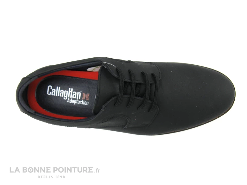 Callaghan 45000 - Cuir Noir Mat - Chaussure Derbi Homme 8 Callaghan 45000 - Cuir Noir Mat - Chaussure Derbi Homme â Image 6