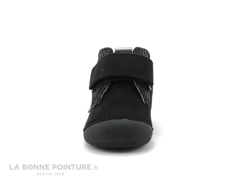 Kickers SABIO Noir Argent Imprime - 979020 - Bottine Fille 4 Kickers SABIO Noir Argent Imprime - 979020 - Bottine Fille – Image 2