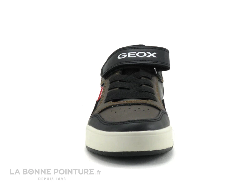 Geox PERTH J167RB Chocolate Red - Sneakers Marron GARCON 4 Geox PERTH J167RB Chocolate Red - Sneakers Marron GARCON â Image 2