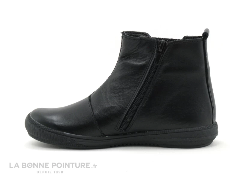 Bopy SAMALO Noir - Etoile Leopard - Bottine Mode Fille 5 Bopy SAMALO Noir - Etoile Leopard - Bottine Mode Fille – Image 3