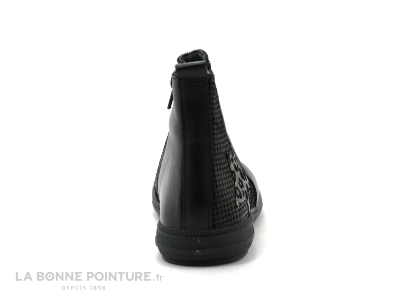 Bopy SAMALO Noir - Etoile Leopard - Bottine Mode Fille 6 Bopy SAMALO Noir - Etoile Leopard - Bottine Mode Fille – Image 4