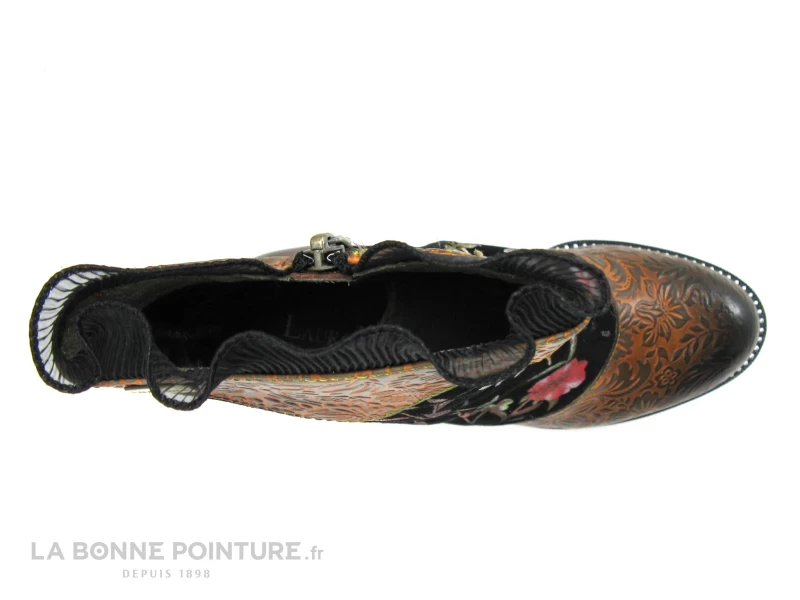 Laura Vita LEDAO 01 Wine - Bottine Femme Avec Fleurs - Talon Haut 8 Laura Vita LEDAO 01 Wine - Bottine Femme Avec Fleurs - Talon Haut – Image 6