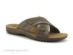 Inblu CONDOVI FNA54F01 Marron - Brides Croisees - Mule Homme