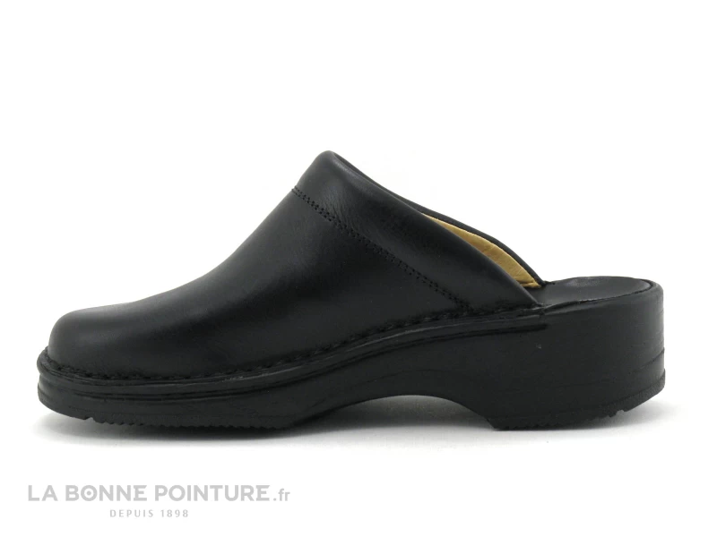 Arima DOG Noir - Sabot Homme Talon Epais - Cuir Noir 5 Arima DOG Noir - Sabot Homme Talon Epais - Cuir Noir – Image 3