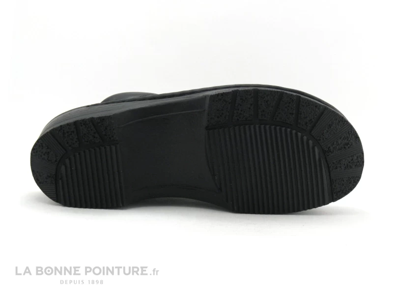 Arima DOG Noir - Sabot Homme Talon Epais - Cuir Noir 9 Arima DOG Noir - Sabot Homme Talon Epais - Cuir Noir – Image 7