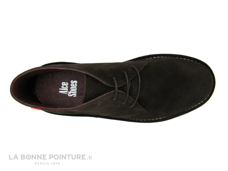 Alce Shoes 103 Moka - Chaussure Montante Femme Marron Fonce 8 Alce Shoes 103 Moka - Chaussure Montante Femme Marron Fonce – Image 6