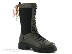 GoodStep 3625-D07 Kaki - Noir Matelasse - Bottine Lacet Femme -Les chaussures ne mentent jamais. cd24607c73b9e66c561f35ea11d5d5ef img 2401.jpg 174463