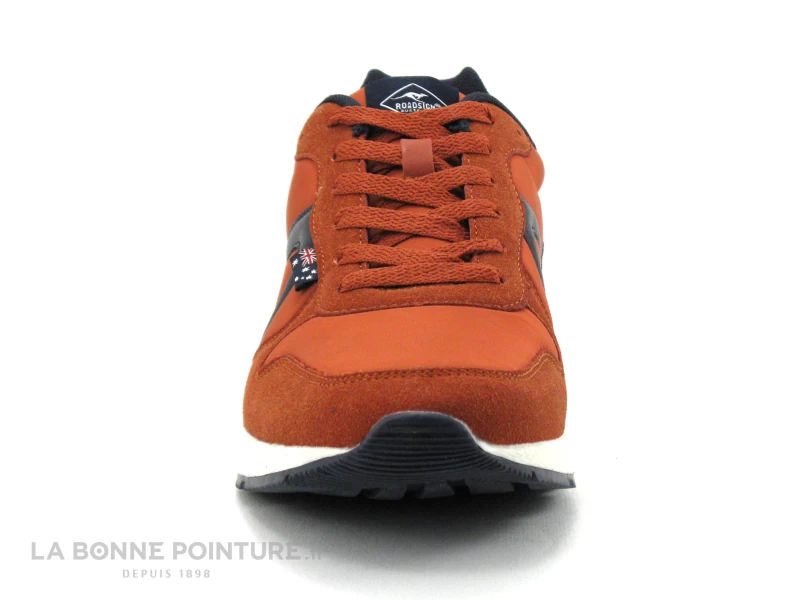 Roadsign BOMIN Orange - Bleu Marine - Basket Ville Homme 4 Roadsign BOMIN Orange - Bleu Marine - Basket Ville Homme – Image 2
