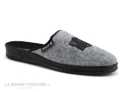 Airplum FRIMA Gris - Pantoufle Mule Homme Ultra Souple