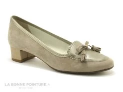 Hirica JILIANE Beige Platine Escarpin