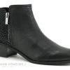 Fugitive RACINE Noir - LPILC45 LN146 - Boots Noires Talon Epais