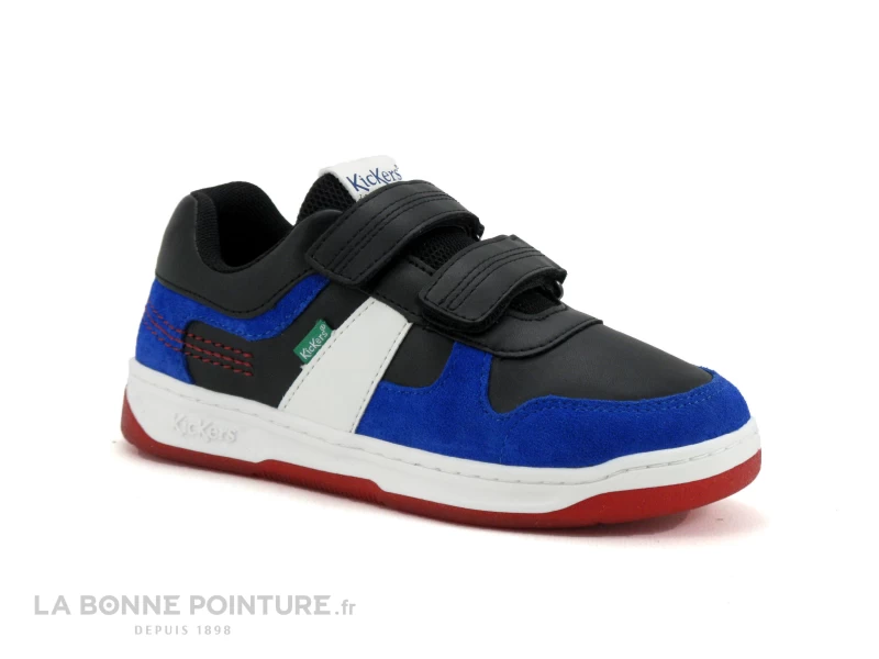 Kickers KALIDO Bleu Noir Rouge - 910861 - Sneakers GARCON 7 Kickers KALIDO Bleu Noir Rouge - 910861 - Sneakers GARCON – Image 5