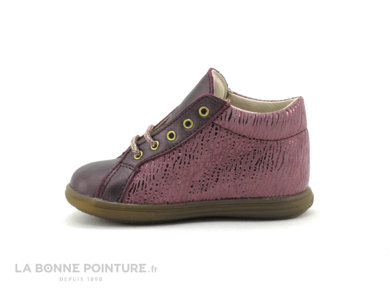 Bopy ZECHATON - Bordeaux - Chaussure Montante Fille Avec Chat 5 Bopy ZECHATON - Bordeaux - Chaussure Montante Fille Avec Chat – Image 3