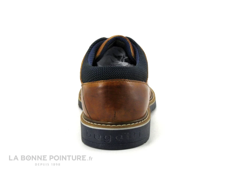 Bugatti CAJ 331837054100 Cognac - Chaussure Derbi Homme Marron 6 Bugatti CAJ 331837054100 Cognac - Chaussure Derbi Homme Marron â Image 4