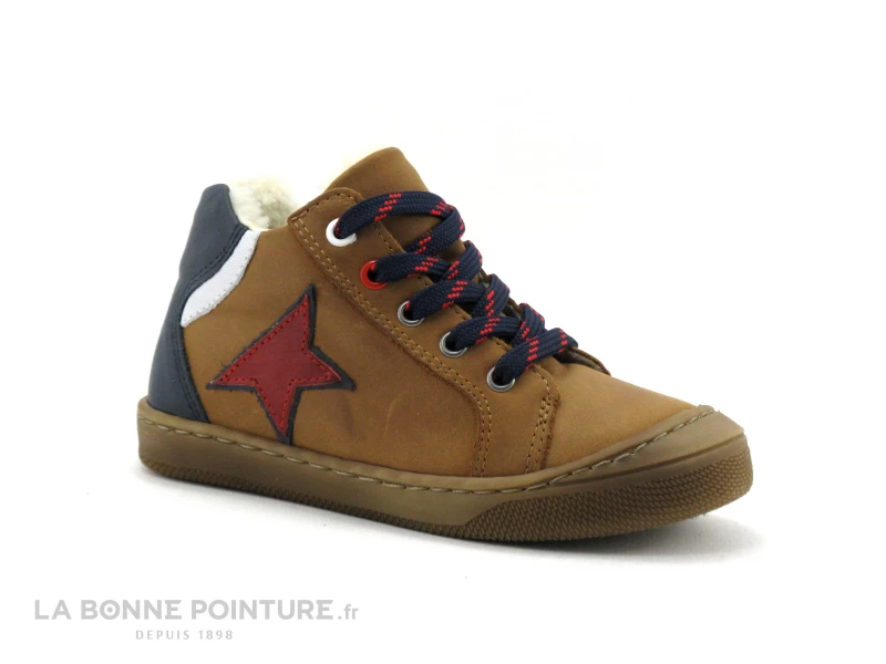 Bellamy BANKO Camel - Etoile - Bottillon GARCON Avec Lacet 3 Bellamy BANKO Camel - Etoile - Bottillon GARCON Avec Lacet