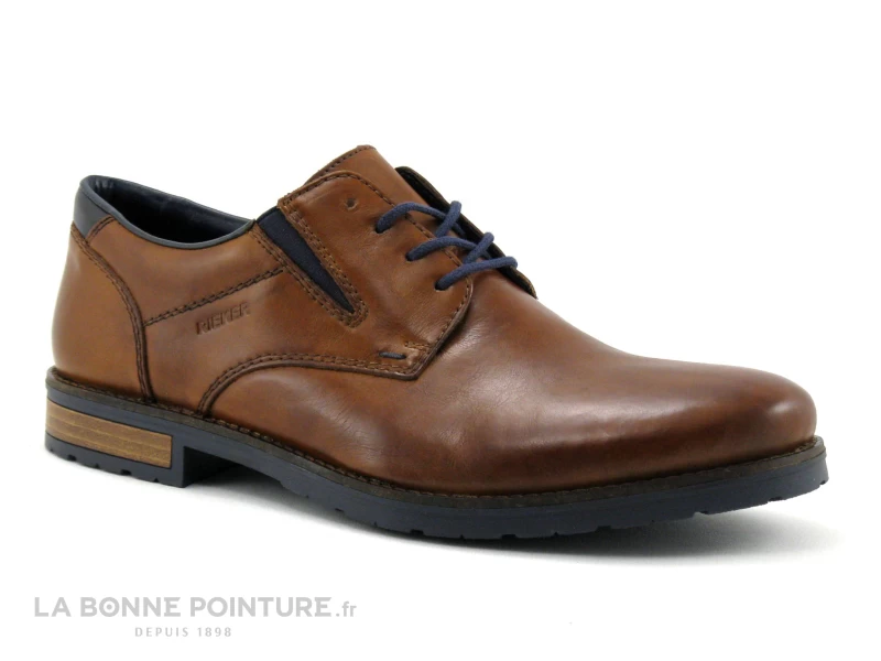 Rieker 10121-24 - Chaussure Derby Homme Marron - Lacet Bleu 3 Rieker 10121-24 - Chaussure Derby Homme Marron - Lacet Bleu