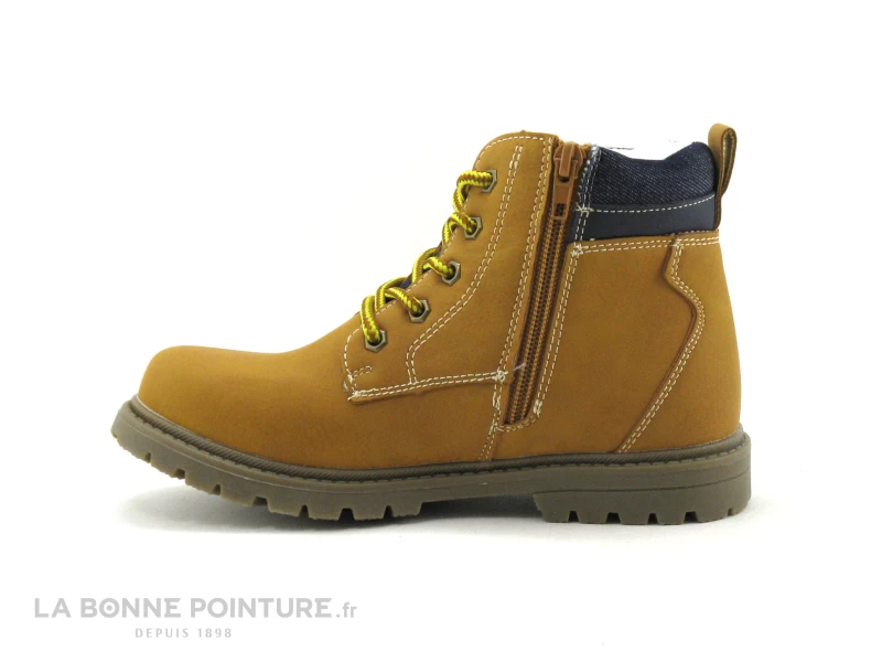 Wipop WELKOR Camel - Haut Jean Bleu - Bottillon GARCON 4 Wipop WELKOR Camel - Haut Jean Bleu - Bottillon GARCON â Image 2