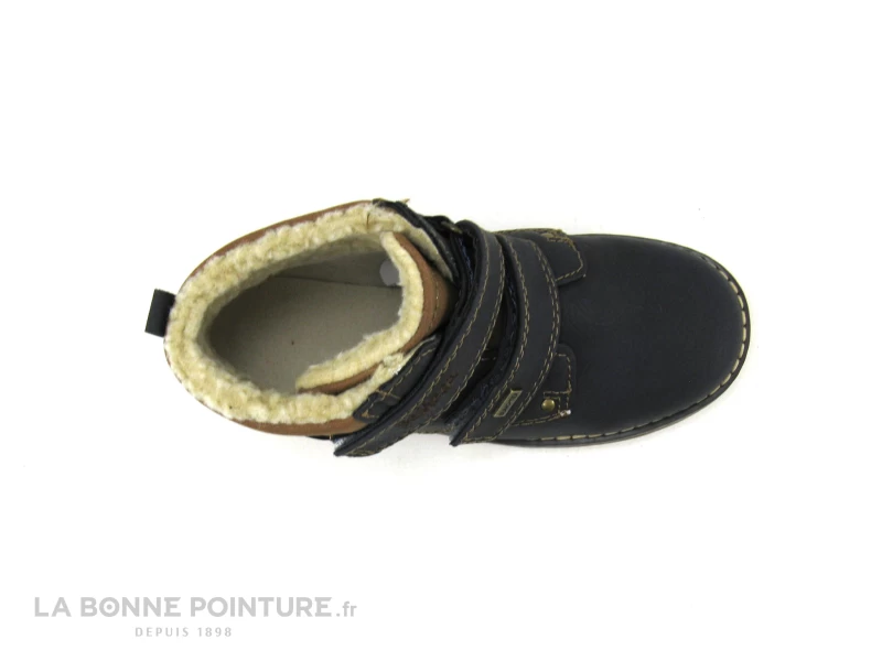 BM Footwear 2160106 Bleu Marine - Boots GARCON 2 Velcros 5 BM Footwear 2160106 Bleu Marine - Boots GARCON 2 Velcros – Image 3