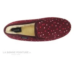 Saez CADETE Bordeaux - Coeurs Roses - Charentaise Femme -Les chaussures ne mentent jamais. cd24607c73b9e66c561f35ea11d5d5ef img 5262.jpg 165940