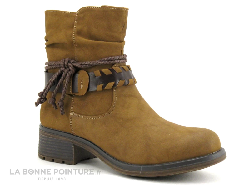 Morans TOAST 30666 Cognac - Boots Femme Camel 3 Morans TOAST 30666 Cognac - Boots Femme Camel