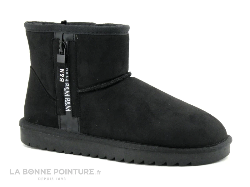 B Et M Banana Moon RANGER - Boots Noire Interieur Fourrure 3 B Et M Banana Moon RANGER - Boots Noire Interieur Fourrure